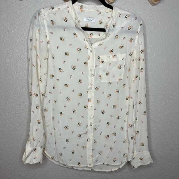 Equipment Silk Floral Blouse Button Down Sz S - Picture 1 of 7